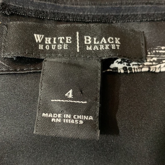 White House Black Markey strapless or spaghetti straps, size 4 removable straps - Picture 6 of 8